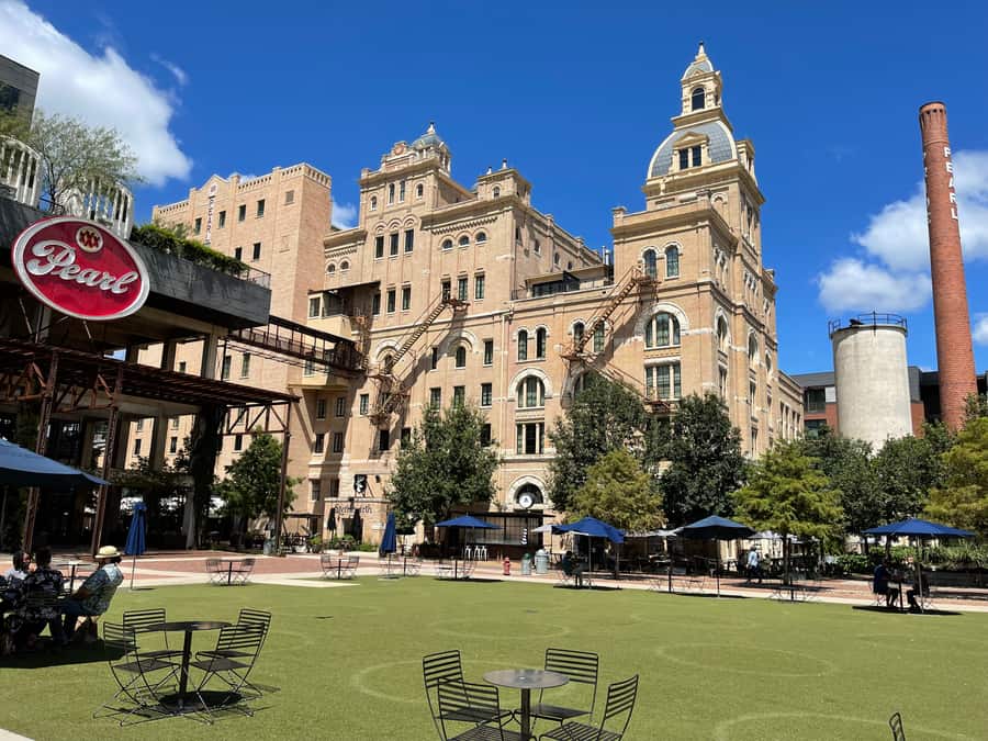 Edificios históricos en Pearl, San Antonio